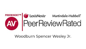 AV Preeminent | LexisNexis | Martindale-Hubbell | Peer Review Rated | Woodburn Spencer Wesley Jr.